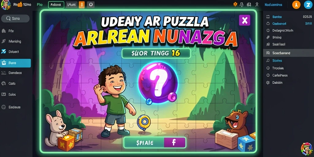 Tampilan awal game 9N9N yang menawan.
