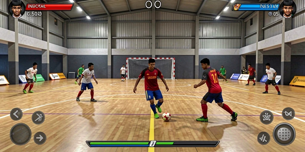 Tampilan awal permainan yang memukau dengan desain yang modern.