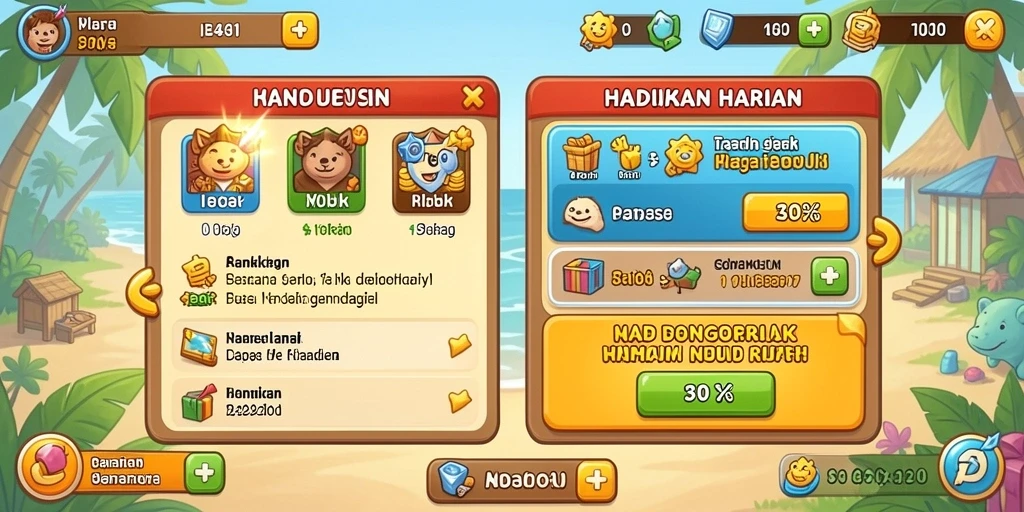 Tampilan antarmuka yang intuitif dan user-friendly.