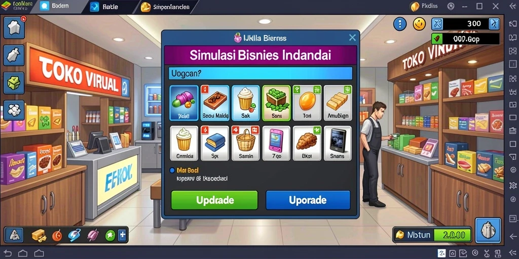 Screenshot menunjukkan antarmuka utama aplikasi IDEBET.