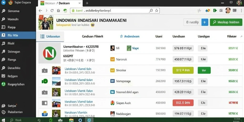 Tampilan antarmuka yang menarik dan user-friendly.