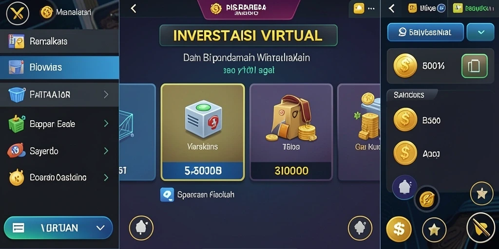 Tampilan awal permainan yang menawan dan interaktif.
