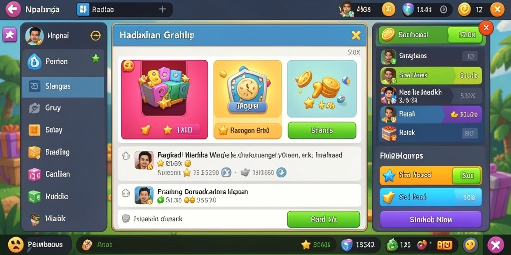Screenshot menampilkan karakter utama dalam aksi bertarung.