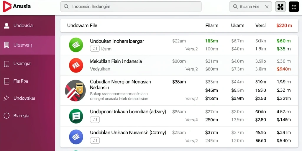 Screenshot menunjukkan tampilan menu utama yang menarik.